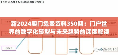 新2024奥门兔费资料350期：门户世界的数字化转型与未来趋势的深度解读