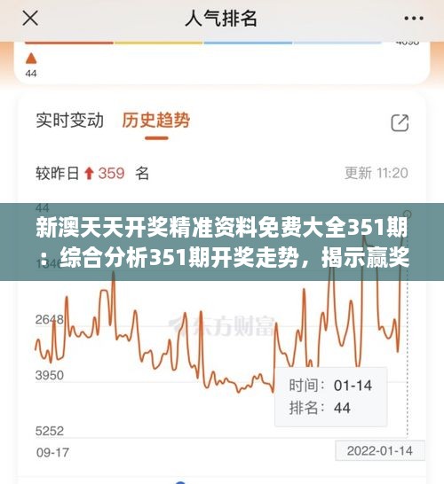 新澳天天开奖精准资料免费大全351期：综合分析351期开奖走势，揭示赢奖秘籍