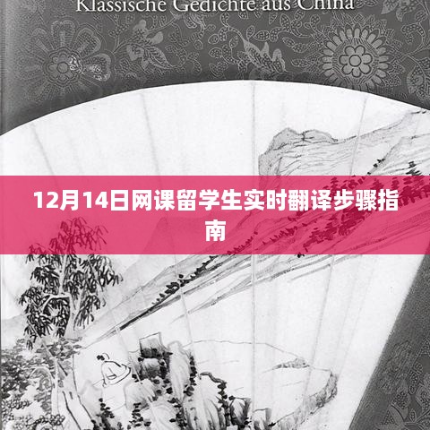 留学生网课实时翻译指南，12月14日步骤解析