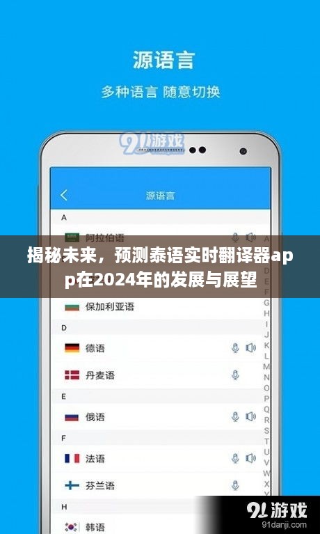 揭秘未来，泰语实时翻译器app在2024年的展望与发展趋势