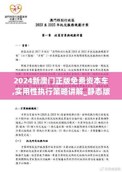 2024新澳门正版免费资本车,实用性执行策略讲解_静态版14.269