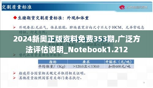 2024新奥正版资料免费353期,广泛方法评估说明_Notebook1.212