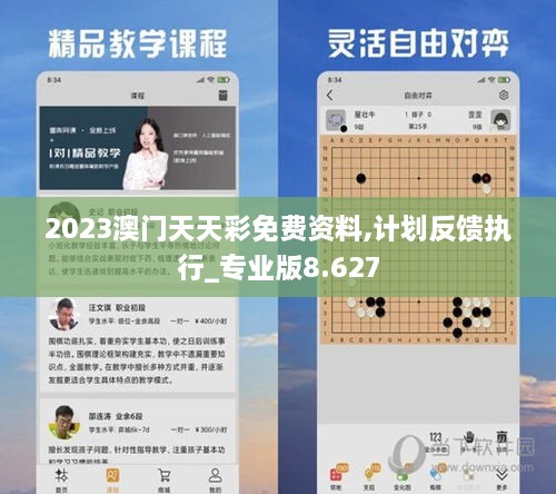 2023澳门天天彩免费资料,计划反馈执行_专业版8.627