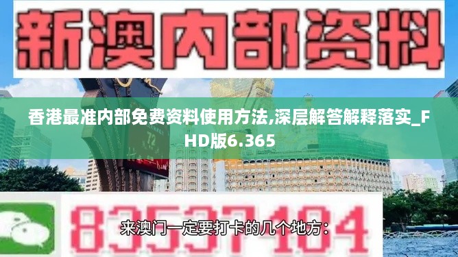 香港最准内部免费资料使用方法,深层解答解释落实_FHD版6.365