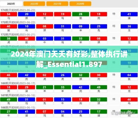 2024年澳门天天有好彩,整体执行讲解_Essential1.897