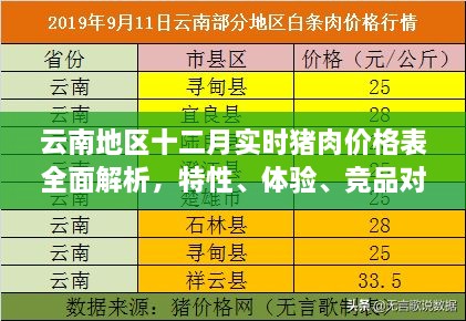 云南十二月猪肉价格全面解析，特性、体验、竞品对比及用户洞察