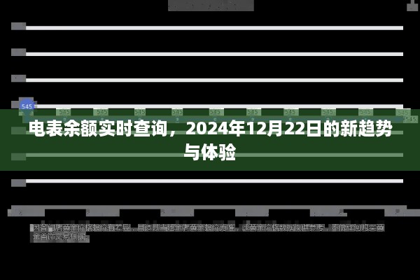 电表余额实时查询，最新趋势与体验（2024年12月22日）