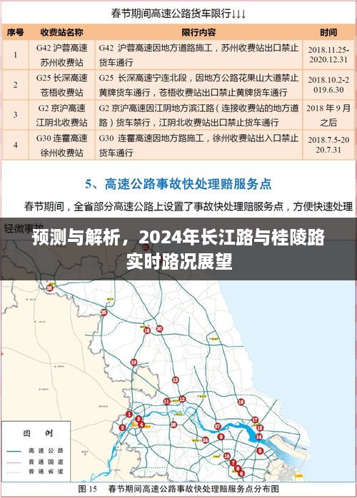 2024年长江路与桂陵路实时路况展望及预测解析