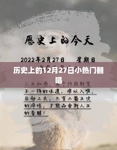 历史上的热门翻唱回顾，12月27日那些不容错过的翻唱歌曲