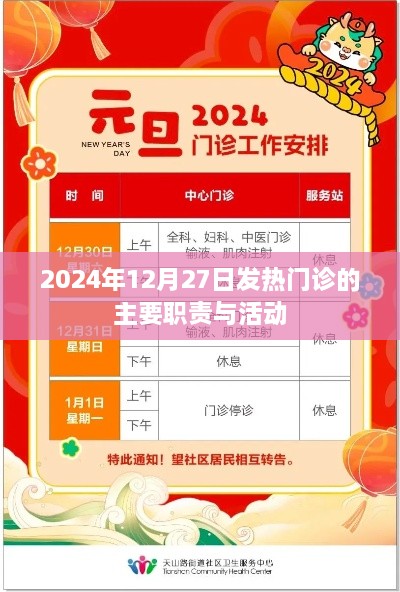 2024年发热门诊职责与活动概览