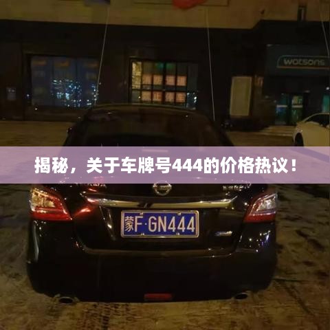 揭秘，关于车牌号444的价格热议！