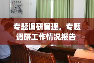 专题调研管理，专题调研工作情况报告 