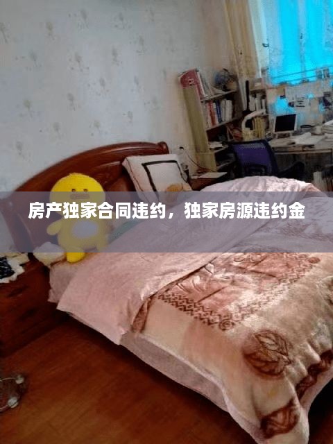 房产独家合同违约，独家房源违约金 