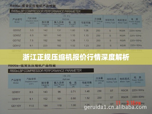 浙江正规压缩机报价行情深度解析