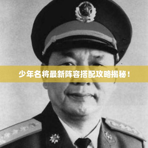 少年名将最新阵容搭配攻略揭秘！