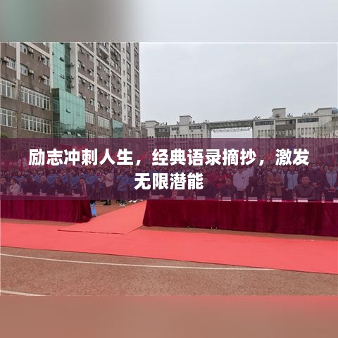 励志冲刺人生，经典语录摘抄，激发无限潜能