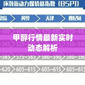 甲醇行情最新实时动态解析