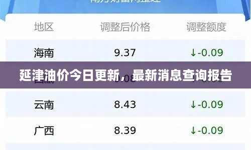 延津油价今日更新，最新消息查询报告