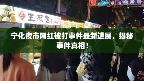 宁化夜市网红被打事件最新进展，揭秘事件真相！