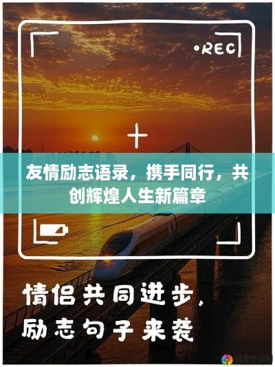 友情励志语录，携手同行，共创辉煌人生新篇章