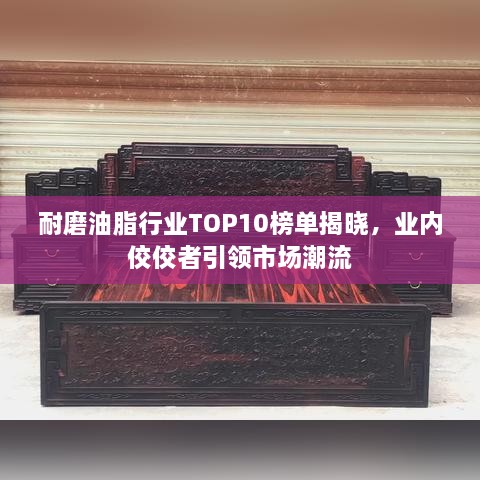 耐磨油脂行业TOP10榜单揭晓，业内佼佼者引领市场潮流