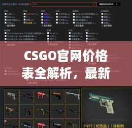 CSGO官网价格表全解析，最新、最全面的价格详解